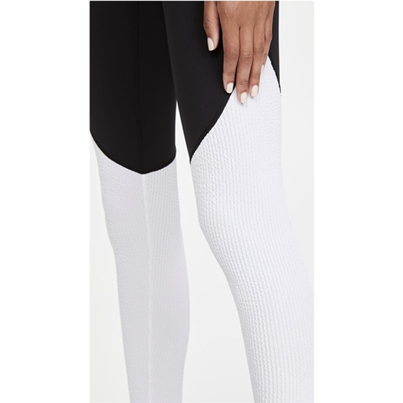 ALALA x Revolve Wavy Color Block Textured Tights - Picture 2 of 5